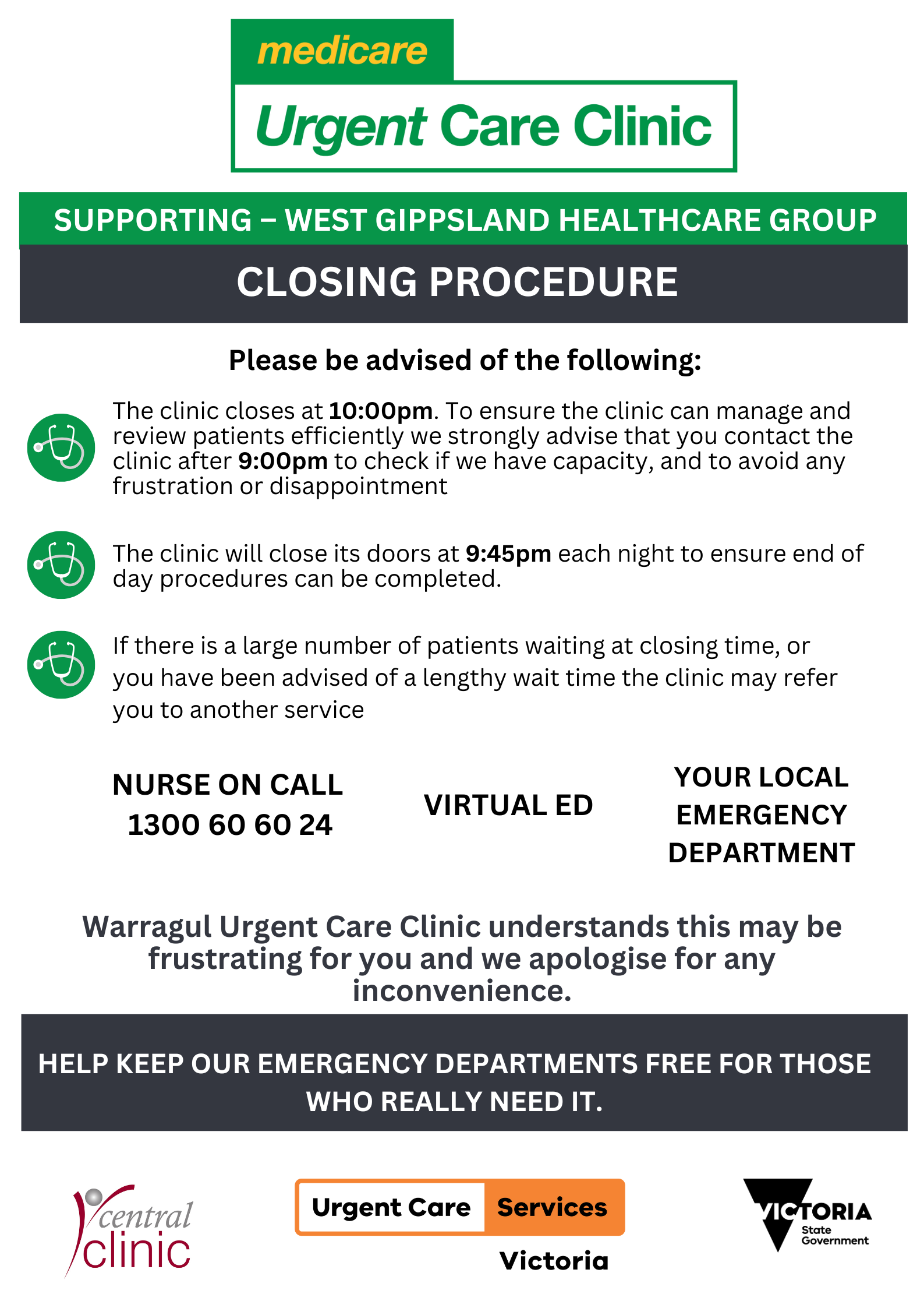 Closing Procedure - End of Shift (3) Closing Procedure - End of Shift (3)